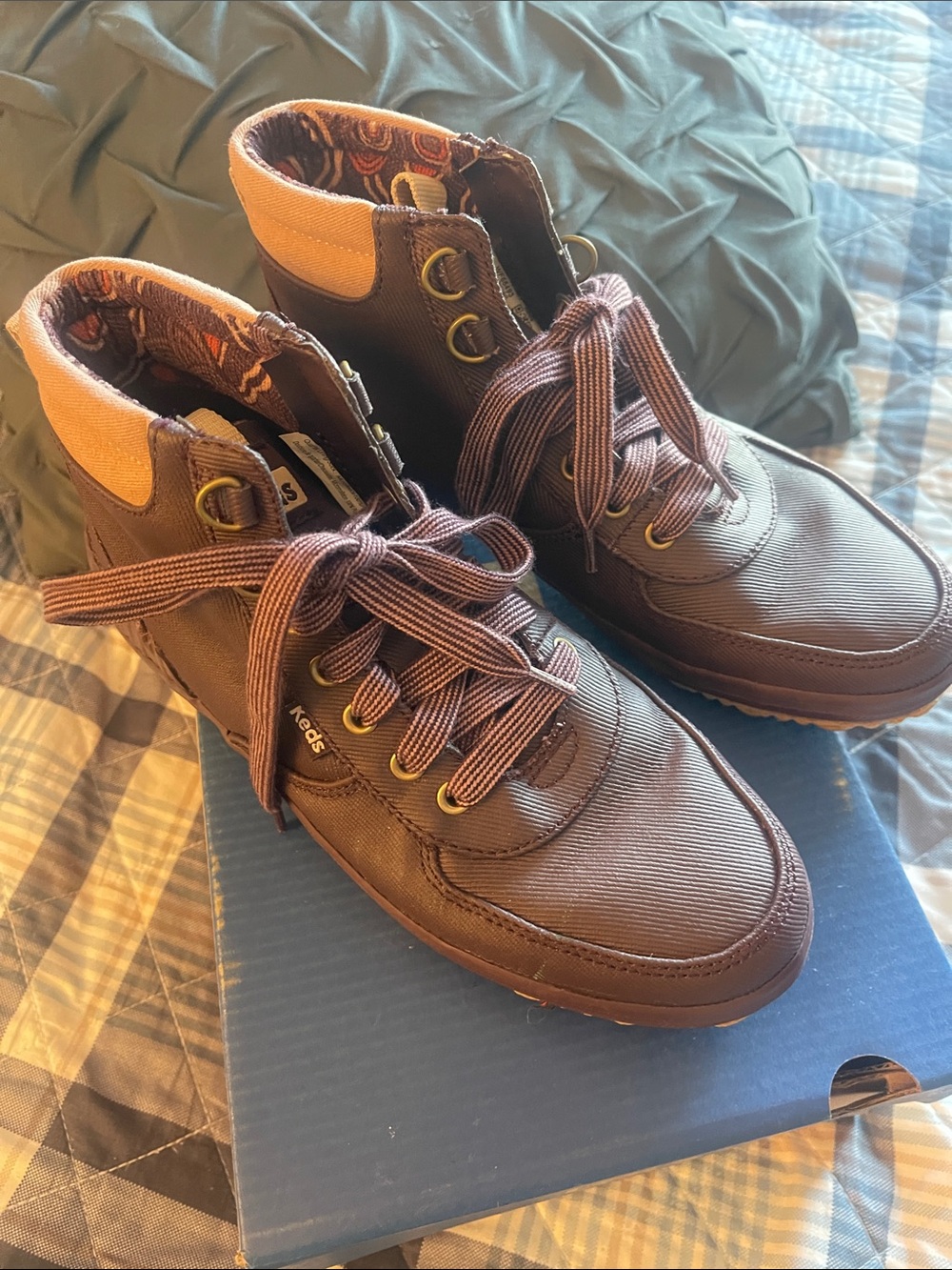Keds Women’s Brown Lace-Up Scout Boots 🥾